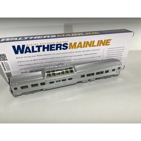 Walthers Mainline 85 Fuss Budd Dome Coach Santa Fe (neuwertig)