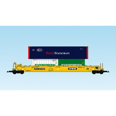 USA TRAINS Intermodal Containerwagen TTX (mit Containern)