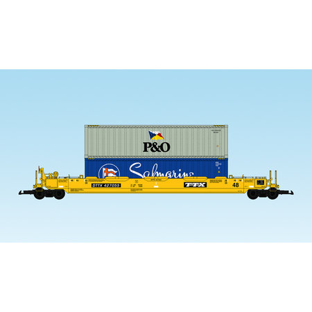 USA TRAINS Intermodal Containerwagen TTX (mit Containern)