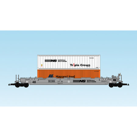 USA TRAINS Intermodal Containerwagen Norfolk Southern (mit Containern)