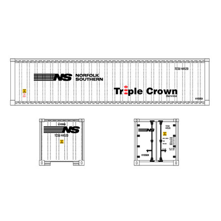 USA TRAINS NS Triple Crown 40' Container