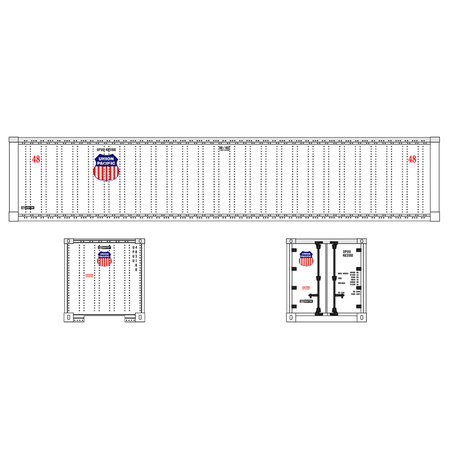 USA TRAINS Union Pacific 48' Container
