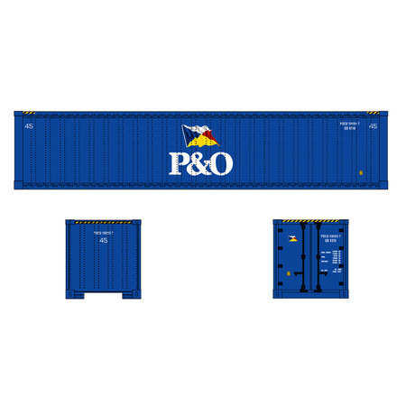 USA TRAINS P&O  45' Container