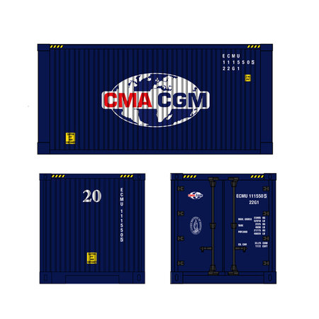 USA TRAINS CMA/CGA 20' Container