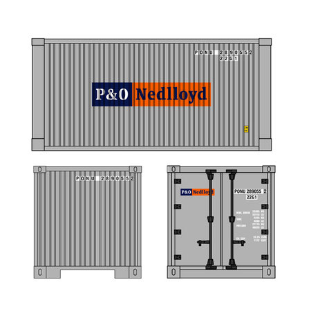 USA TRAINS P&O Nedlloyd 20' Container