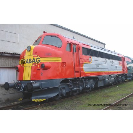 PIKO G Sound-Diesellokomotive NOHAB Strabag Digital mit ZIMO und Rauch