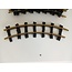 Heyn 8x Feldbahngleis Bogen 45°, R0 Achsradius 422mm inkl. Schienenverbinder (gebraucht)