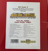 Bachmann Trains GE Dash 9 UP with flag  #9807