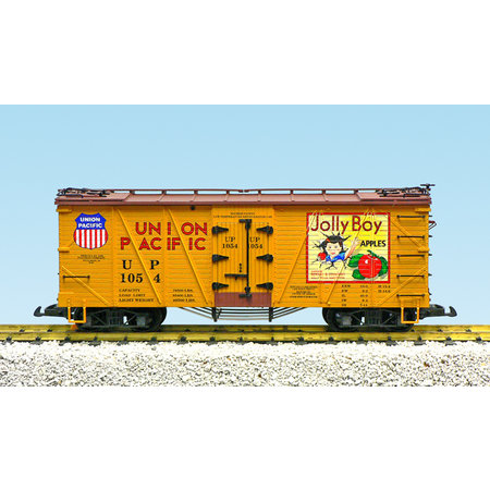 USA TRAINS Outside Braced Reefer Union Pacific "Jolly Apples"