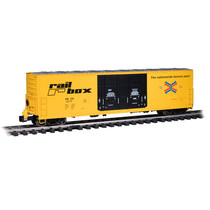 53 ft. Evans Box car Railbox mit End-of-Train device (EOT)