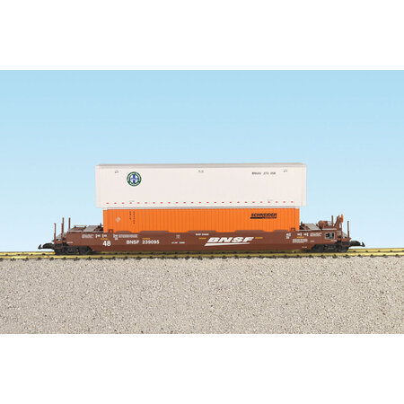 USA TRAINS Intermodal Containerwagen BNSF (mit Containern)