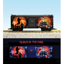 Glow In The Dark Scary Halloween Box Car