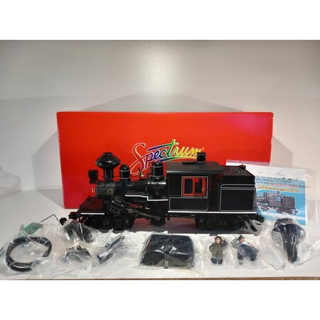 Bachmann Trains Two Truck Climax Black unlettered  DCC mit Sound (sehr guter Zustand)