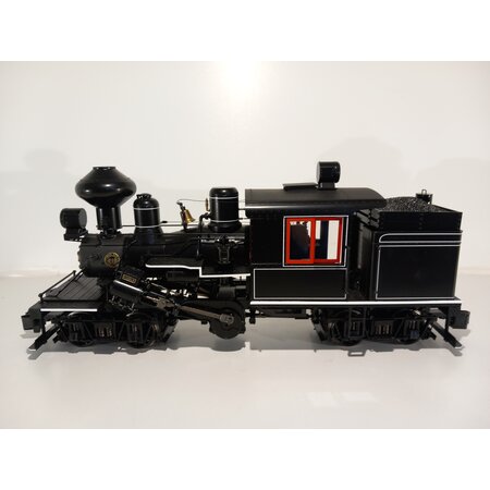 Bachmann Trains Two Truck Climax Black unlettered  DCC mit Sound (sehr guter Zustand)