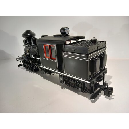 Bachmann Trains Two Truck Climax Black unlettered  DCC mit Sound (sehr guter Zustand)