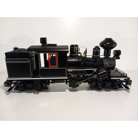 Bachmann Trains Two Truck Climax Black unlettered  DCC mit Sound (sehr guter Zustand)