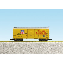 Union Pacific #493010 Steel Boxcar - Yellow/Silver