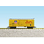 USA TRAINS Union Pacific #493010 Steel Boxcar - Yellow/Silver