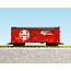 USA TRAINS Santa Fe #146320 Steel Boxcar - Red/Black