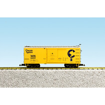 Chessie #WM 36029 Steel Boxcar - Yellow/Blue Ends/Silver Roof
