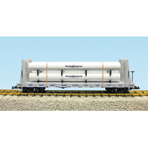 Pipe Load Flat Car Norfolk Southern beladen mit Rohren