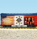 USA TRAINS Reefer “America's Founding Fathers” Patriotic Car