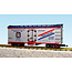 USA TRAINS Reefer American Brewery Silver/Blue