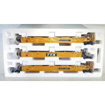 Intermodal Containerwagen 3er Einheit TTX (ohne Container)