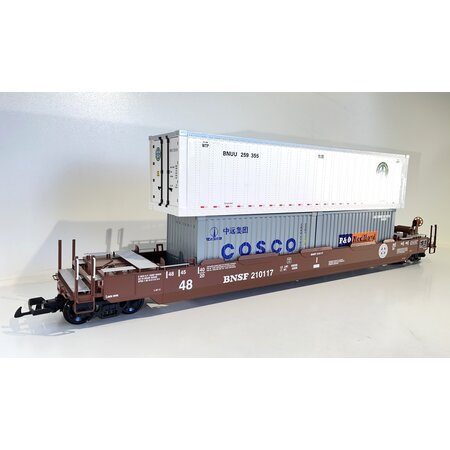 USA TRAINS Intermodal Containerwagen BNSF (mit Containern)