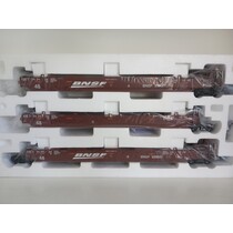 Intermodal Containerwagen 3er Einheit BNSF Speed Logo (ohne Container)