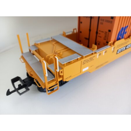 USA TRAINS Intermodal Containerwagen TTX rotes Logo (mit Containern)