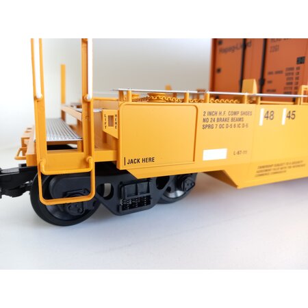 USA TRAINS Intermodal Containerwagen TTX rotes Logo (mit Containern)