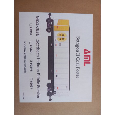 American Mainline (AML) Bethgon Coalporter Northern Indiana Public Service NORX