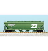 USA TRAINS 4 Bay Center Flow Hopper Burlington Northern