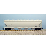 USA TRAINS 4 Bay Center Flow Hopper Undecorated Grey