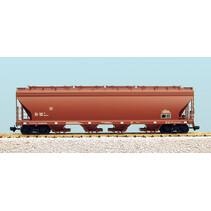 4 Bay Center Flow Hopper Undecorated Red Oxide