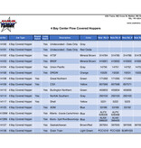 USA TRAINS 4 Bay Center Flow Hopper Alberta Hinton