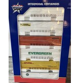 USA TRAINS Container Multipack mit 6 Containern Set 2