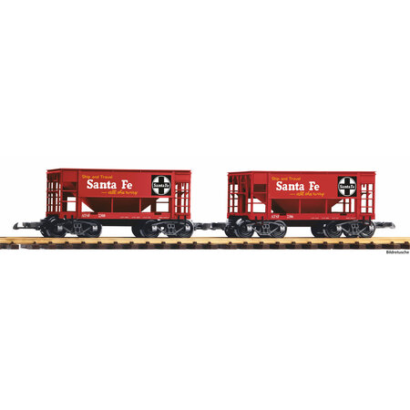 PIKO G 2er Set Schüttgutwagen SF