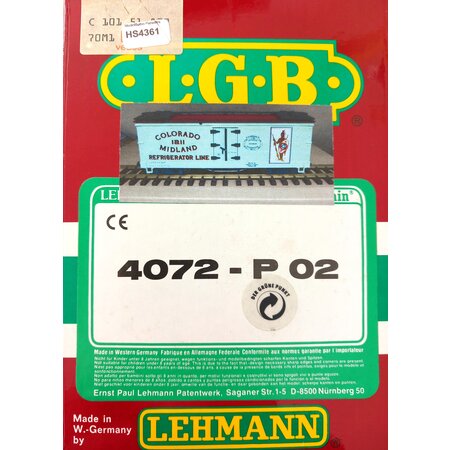 LGB Reefer Coloroado 1211 Midland (sehr guter Zustand)