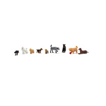Spur H0 Hunde und Katze