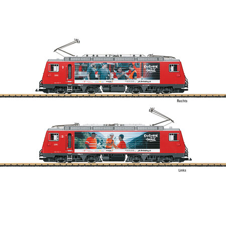 LGB E-Lok Nr. 3 "DOM" (HGe 4/4 II) "Mitarbeiterwerbung"