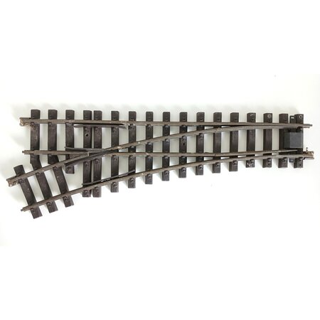 Train Line Handweiche Radius 120cm links, 22,5° (gebraucht)