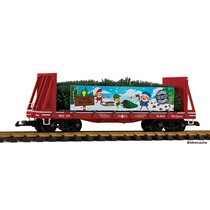 G Niederbordwagen Weihnachten Baumtransport