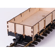 Offener Hochbordwagen mit Holzaufbau