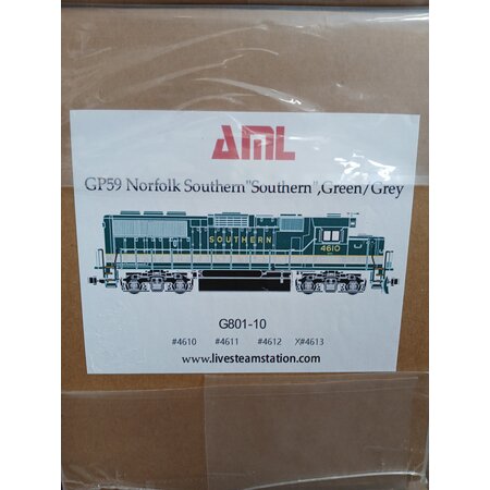 American Mainline (AML) GP59 Norfolk Southern "Southern" Green/Grey #4613