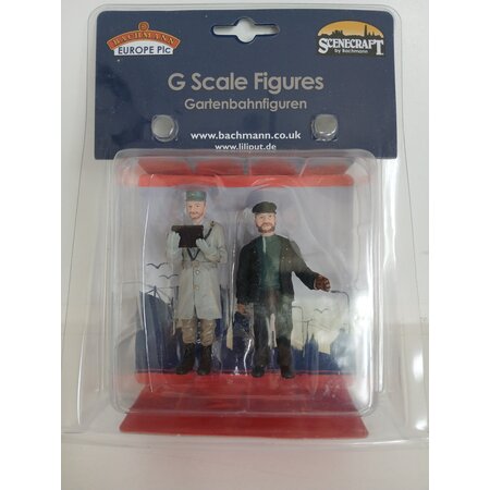 Bachmann Spur G Bahnpersonal (Engineer + Schunter) Lagerfund 22-186