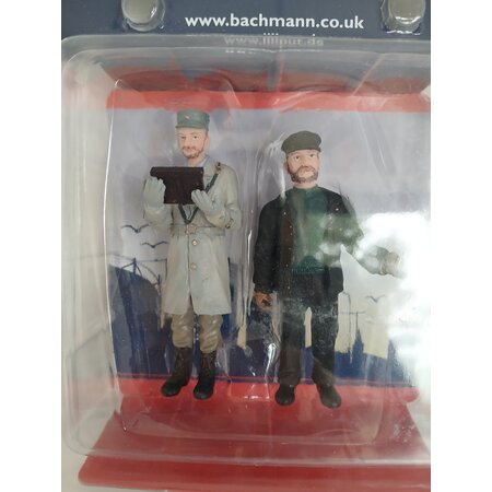 Bachmann Spur G Bahnpersonal (Engineer + Schunter) Lagerfund 22-186