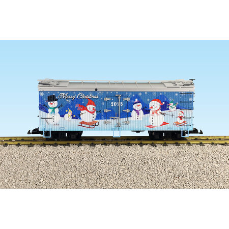 USA TRAINS Christmas Snowmen Reefer 2025