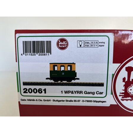 LGB Gang Car "White Pass & Yukon" DCC mit Sound neuwertig